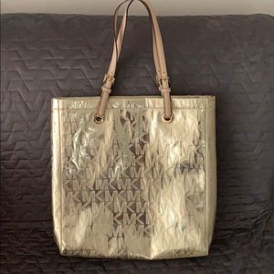 Michael Kors Gold Tote